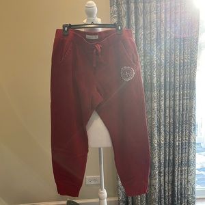 Abercrombie & fitch red joggers